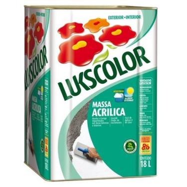Imagem de Massa acrilica 18lts lukscolor