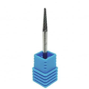 Imagem de Lima Rotativa Metal Duro Cônica Rad 3x13mm H3 Corte Simples - KOMBAT