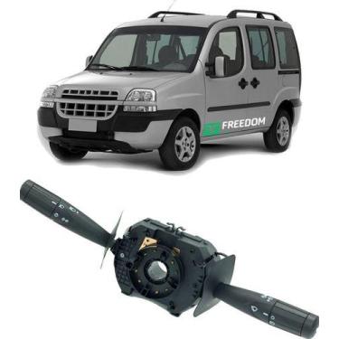 Imagem de Chave de seta fiat doblo palio idea 2004 á 2008 c/limpador traseiro c/