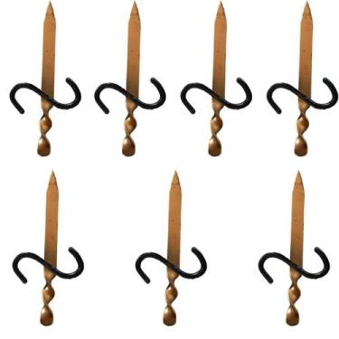 Imagem de Kit 7 punhais para assentamento dourado - EMPÓRIO ARTES