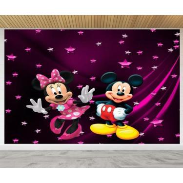 Imagem de Painel de Festa Decoração Minnie - Shopp Adesivos