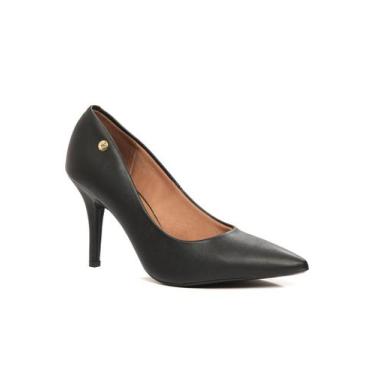 Imagem de Sapato Scarpin Feminino Emborrachado - Vizzano, Preto, 38