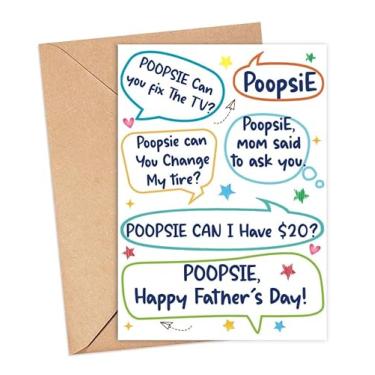 Imagem de ShelbyShops Poopsie! Can You...? Cartão, cartão engraçado do dia dos pais, cartão engraçado do coringa para Poopsie, cartão de dia dos pais da filha, cartão feliz dos pais para Poopsie, perfeito para