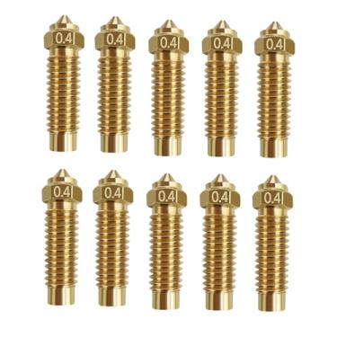 Imagem de LANKEGU Kit De Bicos De 10 Peças Para Elegoo Neptune 4 Plus, Peças De Impressora 3D Kit De Bicos De Latão De 10 Peças 0,4 Mm Para Elegoo Neptune 4 Plus/Neptune 4 Max
