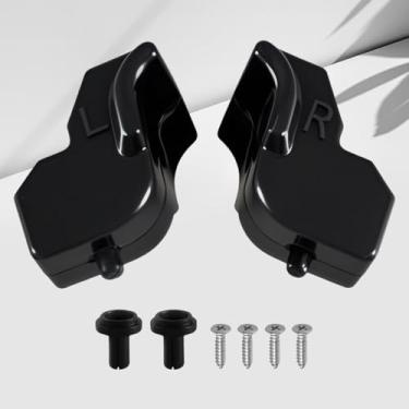 Imagem de HXDZA Amortecedores de borracha para porta traseira para almofadas limitadoras de tampa traseira do lado esquerdo e direito com 4 parafusos de metal compatíveis com Ford F-150 2015-2023 Substituição: