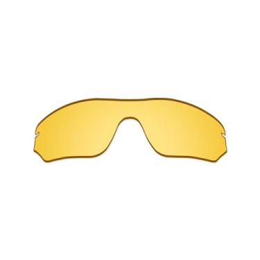 Imagem de Vonxyz Lentes de reposição para óculos de sol Oakley Radar Edge OO9184 - amarelo de alta intensidade
