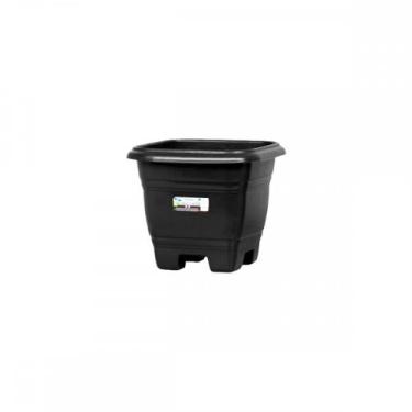 Imagem de Vaso Pl.Quadrado N.22 Preto-9249 - plasticos rischioto, Preto