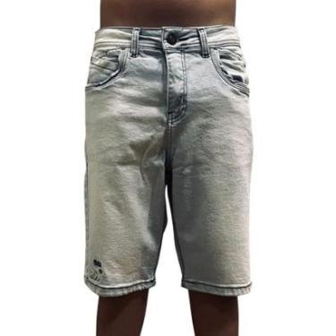 Imagem de Bermuda Jeans Masculina Onbongo Slim Azul Claro ON317-Masculino