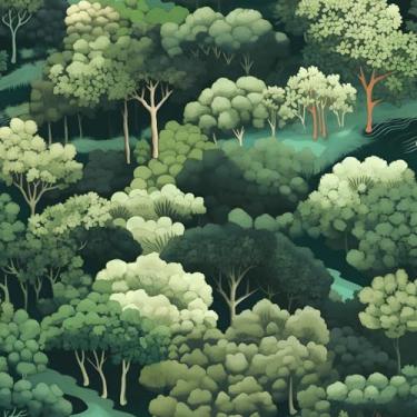 Imagem de ILHIIOR Papel de parede floral florestal boho papel de parede descascar e colar folha vintage papel de parede floresta verde papel de parede removível autoadesivo para gavetas de armário decoração de