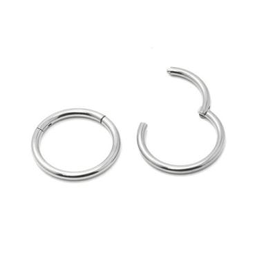Imagem de Piercing Argola Articulada em Titânio Natural para Conch - M2 Piercing