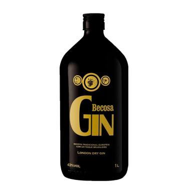 Imagem de Gin Nacional Becosa London Dry Garrafa 1l