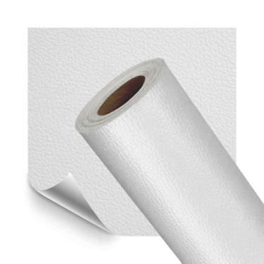 Imagem de Revestimento Adesivo para Móveis e Parede Sintético Branco 50x137cm - 