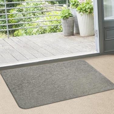 Imagem de 1 Tapete Antiderrapante Absorvente Limpa Fácil Ln 45x65 Vr (BEGE escuro claro palha)