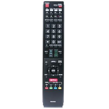 Imagem de Substituição GB004WJSA Remote Commander compatível com Sharp Aquos TV LC-52C6400U LC-70LE650U LC-70C7500U LC-80LE642U LC-60C6500U LC-60C6400U LC-60LE550U LC-80LE650U LC-52LELE. 640U LC-60C7500U