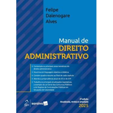 Imagem de Manual De Direito Administrativo - 2ª Edição 2025 - SARAIVA JUR