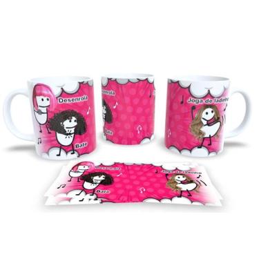Imagem de Caneca de Porcelana Personalizada Flork Frases Engraçadas, Divertidas 