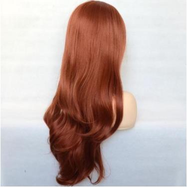 Imagem de Peruca Castanha Cobre Ruiva 65cm- S/Franja - GM HAIR