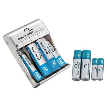 Imagem de Carregador de Pilhas AA/AAA+ 8 Pilhas Multi - CB093
