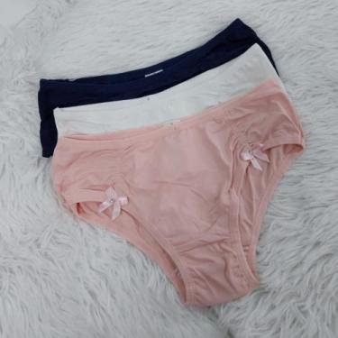 Imagem de Kit 3  Calcinhas Boneca Infantil Em Microfibra - Lut Lingerie, Sortido