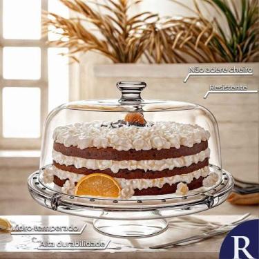 Imagem de Boleira Cake Dome klassikglas Ruvolo 32,5 Cm Com Tampa de Vidro