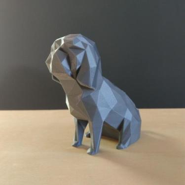 Imagem de Cachorro Shih-tzu Decorativo - 10 Cm De Altura - Shitzu - Toque 3D, Ci