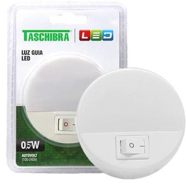 Imagem de Luminaria Luz Noturna 0,5W Led Guia 4000K Branco Neutro - TASCHIBRA
