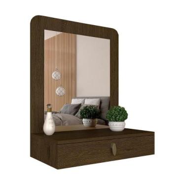 Imagem de Penteadeira Suspensa Com Espelho Maria Cedro - Móveis Arapongas - A Mó