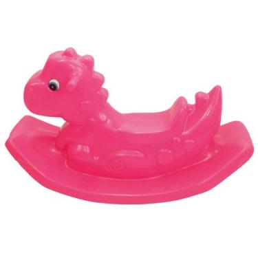 Imagem de gangorra dino infantil - ROSA - para meninas de todas as idades - Vale