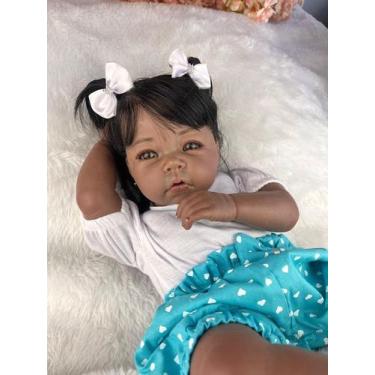 Imagem de Boneca Reborn Menina Linda Corpo Silicone Pode Tomar Banho - Mundo Azu