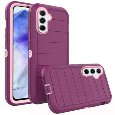 Imagem de Asuwish Capa de telefone para Samsung Galaxy A55 5G, capa de celular híbrida à prova de choque de grau militar, acessórios para celular de proteção rígida resistente de corpo inteiro A 55 55A A555G