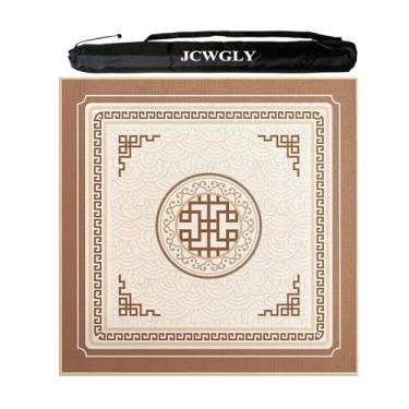 Imagem de Tapete De Mahjong Quadrado Chinês Para Mesa Com Bolsa De Transporte, Tapete De Jogo Antiderrapante E Redutor De Ruído Capa De Mesa Para Jogos De Cartas De Pôquer E Jogos De Tabuleiro(90cm/35.43in)