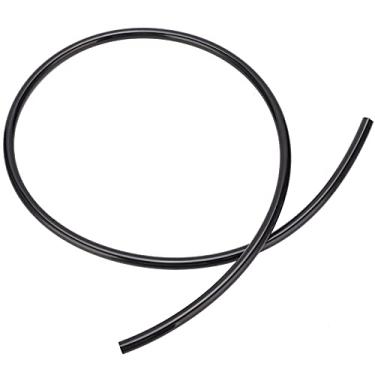 Imagem de Tubo pneumático, mangueira pneumática de bomba de ar de superfície lisa de resistência para pintura de decoração para fábrica de reparo de automóveis para indústria de marcenaria (preto, 1 m)