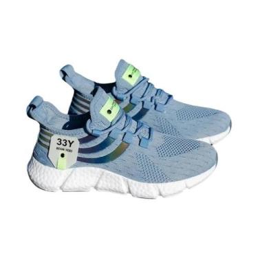 Imagem de Tênis De Corrida De Malha Leve Feminino Moda Confortável Calçado Vulca