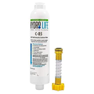 Imagem de Filtro de água Hydro Life 52700 em linha (com protetor de mangueira flexível, hidropônica C-85)