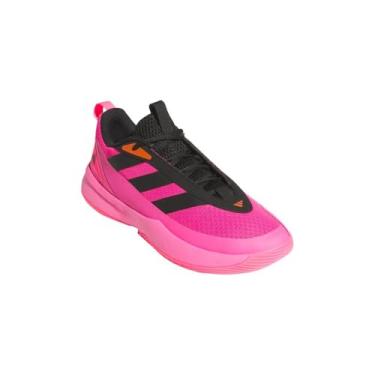 Imagem de adidas Subzone Basketball unissex para adultos, Rosa lúcido/preto/laranja impactante, 9 Women/8 Men