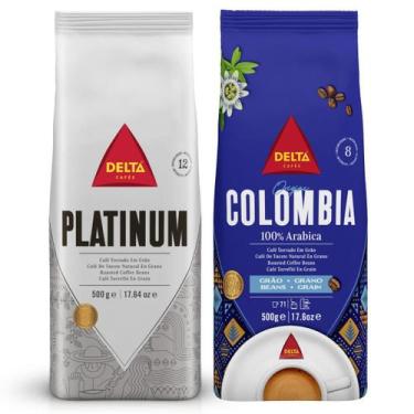 Imagem de Kit 2 Café Gourmet Delta Q Torrado Em Grão Pacote 500G