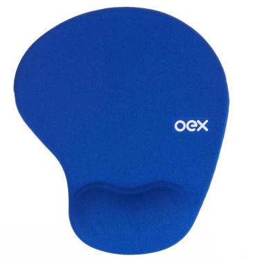 Imagem de Mousepad Gel Oex Confort MP200 Azul