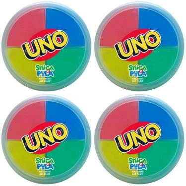 Imagem de 4X Stiica E Pula Massinha Air Clay 20G Uno - Doce Brinquedo