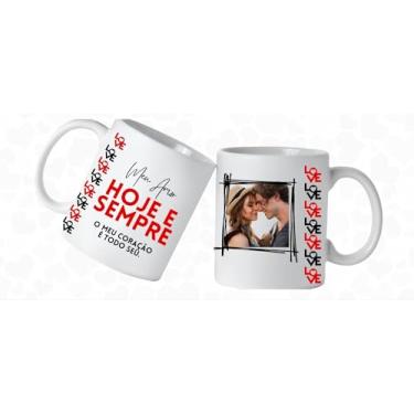 Imagem de Caneca personalizada tema Namorados com Foto