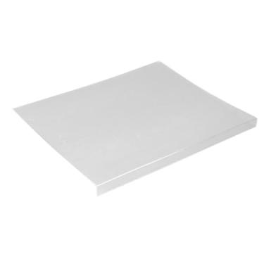 Imagem de Tábua de corte acrílica, tábua de cortar transparente antiderrapante com borda de balcão para cozinha, carne, frutas, legumes, queijo protetor de bancada (45 * 40 cm)