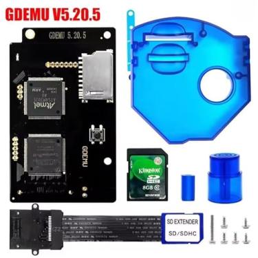 Imagem de Retrotech GDEMU V5.20.5 Optical Drive Emulation With SD card Extension Plus 8gb SD Card Kit for Dreamcast VA1 Console - Blue