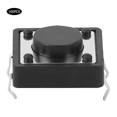 Imagem de 100pcs Mini Micro Tact Switch Acessório de Botão de Resistência Auto -ressecamento para Placa de Circuito