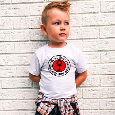 Imagem de Camiseta camisa infantil Raul Seixas sociedade alternativa - Lado B Ro