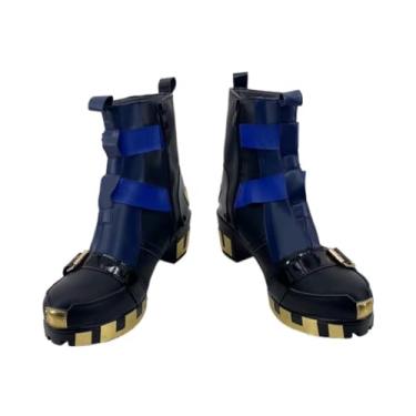 Imagem de COSGOGO Kinich Natlan Sapatos para cosplay para Game Genshin Impact - Botas personalizadas de anime para fantasia de convenção, Multi, 34