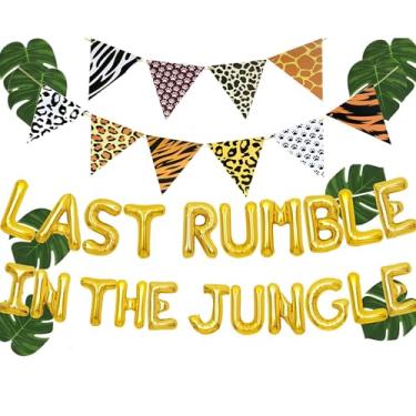 Imagem de JeVenis Último Rumble Na Selva Decorações Para Festa De Despedida Solteira Safari Wild Lets Get