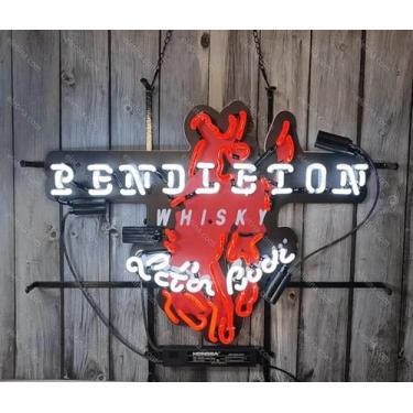 Imagem de Hvkeer Letreiros De Neon Para Cerveja, Bar, Uísque, Pendleton, Logotipo, Vidro, Escritório, Hotel, Pub, Café, Festa Aniversário, Caverna Do Homem, Arte, Luzes Parede, 24 X 20"