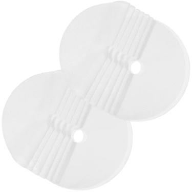 Imagem de 16 peças de folhas de desidratador de silicone, Dostk premium malha de silicone antiaderente, tapete desidratador antiaderente reutilizável forro de bandeja de silicone redondo para secador de frutas