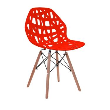 Imagem de Cadeira De Design Eames Akron Vermelho