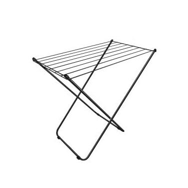 Imagem de Varal de Chão Portátil Dobrável, 80 x 80 x 50 cm, Preto, Suporta até 10kg