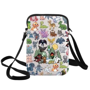 Imagem de BWWKTOP Bolsa tiracolo Mystery Creature Paranormal Investigator Gift Cryptozoology Sling Bag Mystery Lover Merch, Mystery-xk B, Bolsa tiracolo